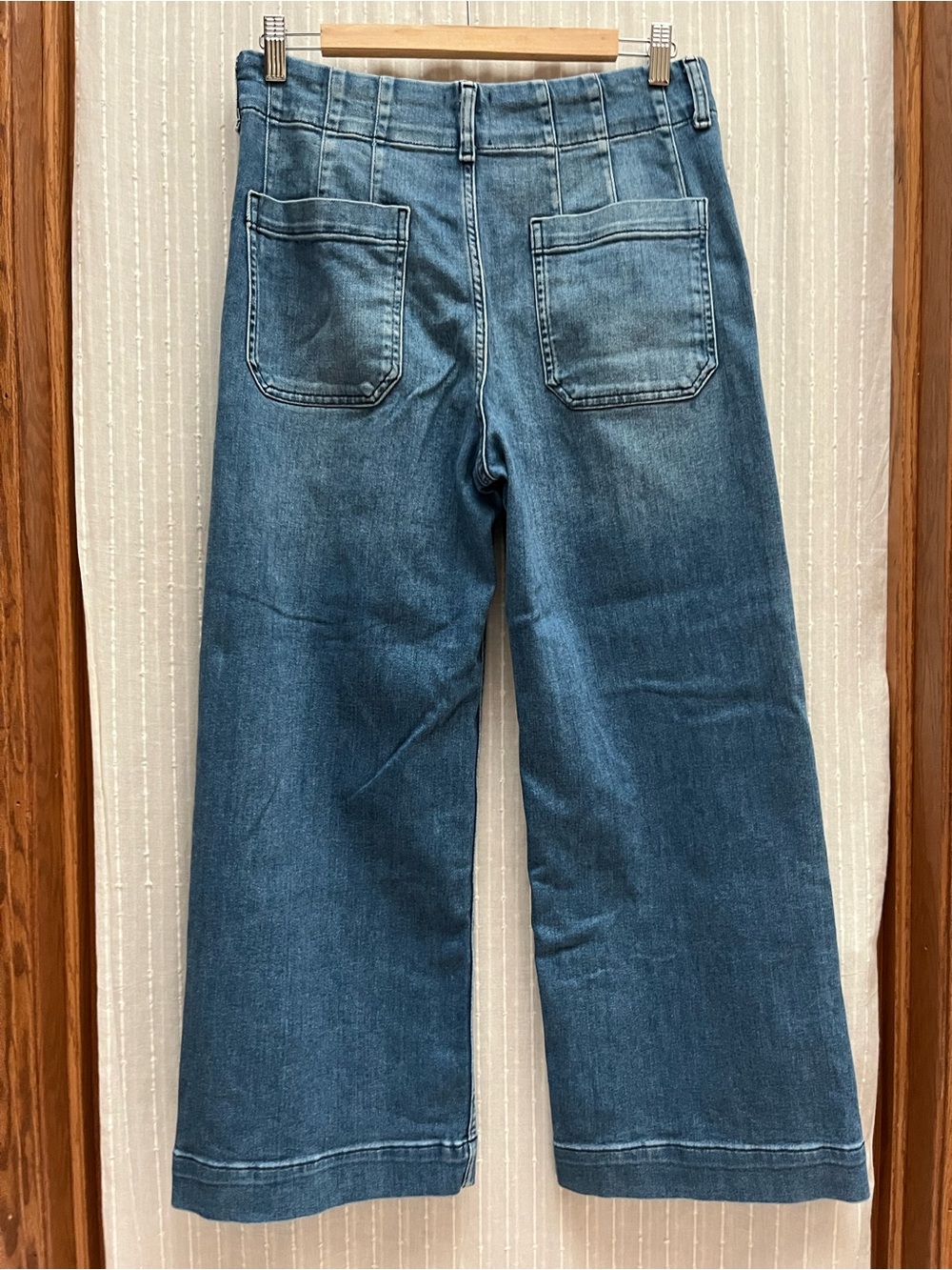 Maeve by Anthropologie The Colette Crop Wide Leg Jeans 28 EUC - Picture 6 of 11